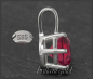 Preview: Anhänger mit rotem 2,94ct Rubin, 585 Weißgold